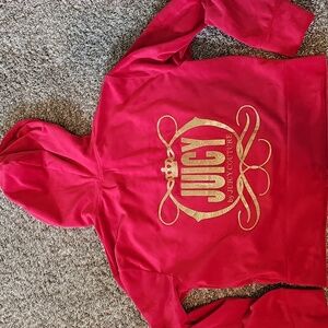 STUNNING JUICY COUTURE VELOR ZIP UP SWEATSHIRT